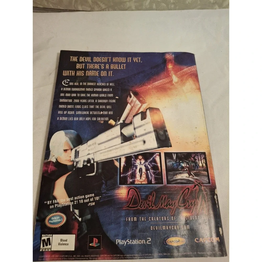 Electronic Gaming Monthly 149 2001 Xbox Vs Gamecube Resident Evil Silent Hill Ad